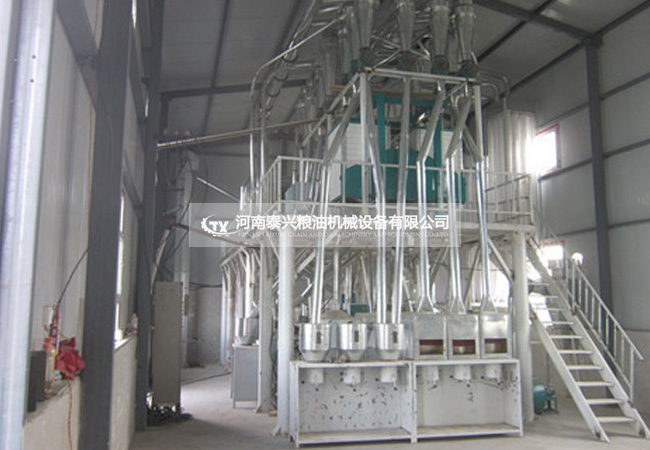 東北100噸玉米加工設(shè)備安裝案例