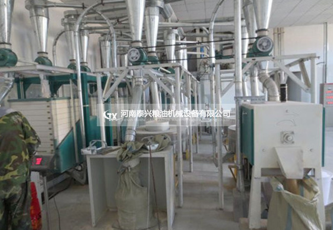 黑龍江伊春10噸玉米加工設(shè)備安裝案例